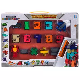 Игрушка 1TOY Трансботы Боевой расчет, 10 цифр и 5 знаков