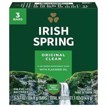 Оригинальное дезодорирующее мыло 105 г - упаковка из 3 штук Irish Spring