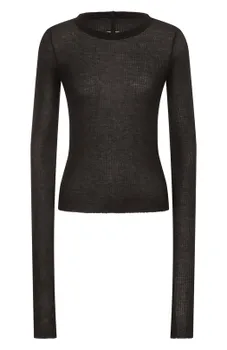 Лонгслив из вискозы и шелка Rick Owens