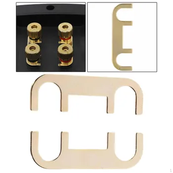 2 Pieces Speaker Wire Lugs Audio Wiring Connections Connectors for Terminal Cup Speakers A