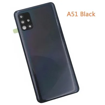 Для Samsung Galaxy A51 A515 Корпус телефона Задняя крышка батарейного отсека Задняя панель с объективом камеры a51 white