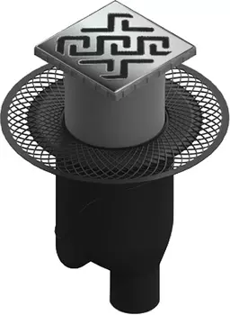 Душевой трап Berges Wasserhaus Platz Antik 15x15 см 090061