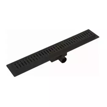 Душевой трап (лоток) Haiba HB93700-7 70 см, с решеткой и опорами, черный