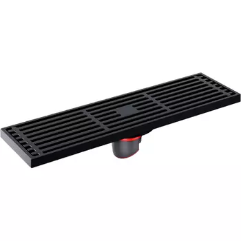 Душевой трап (лоток) Orange OT01-010b 30 см, черный
