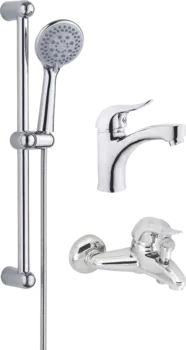 Душевой комплект STWORKI ES-11cr + MG-SER103 + MG-SER114