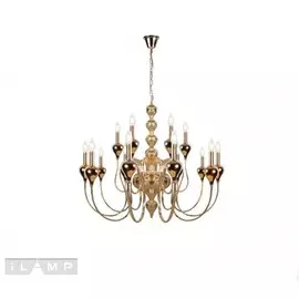 Люстра iLamp LADY 88003-10+5 GD