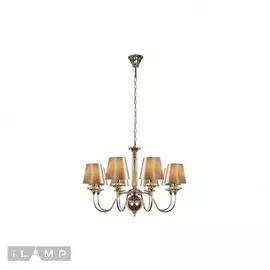 Люстра iLamp ROLLING P2406-8 Nickel