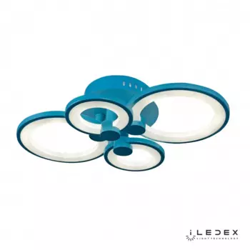 Люстра iLedex RING A001/4 BLUE