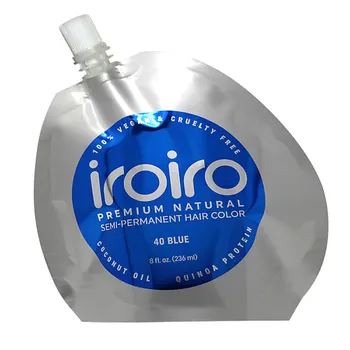 IROIRO Семи-перманентный краситель для волос 40 BLUE Синий