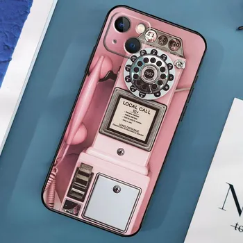 Чехол для телефона с поворотным циферблатом в стиле ретро для iPhone 15 14 Pro Max 11 13 12 Mini X XR XS Max SE 2020 7 8 Plus, чехол iPhone 13 mini