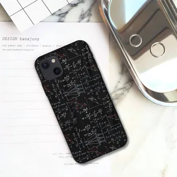 Физика Химическая Математика Чехол для телефона iPhone Mini 11 12 13 14 15 Pro XS Max X Plus SE XR Shell iPhone12mini