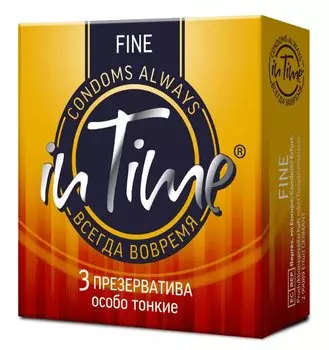 in Time Fine Презервативы особо тонкие 3 шт