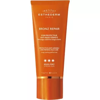 Institut Esthederm Suncare Bronz Repair Крем солнцезащитный при сильном солнце для кожи лица шеи и декольте 50 мл