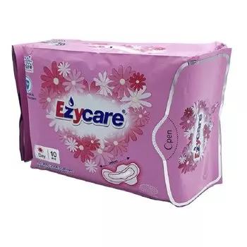 Ezycare Прокладки гигиенические с крылышками 10 шт