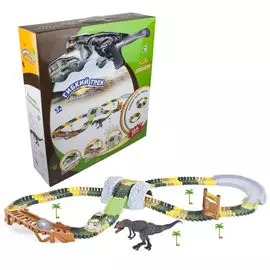 Гибкий трек 1TOY Динопарк 132 детали