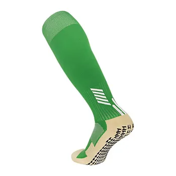 Anti Non Slip Soccer Football Socks Long Length Adhesive Thickened Towel Bottom High Leg Sports for Men and Children Stockings Kids EU34-38