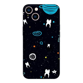 Black Tpu Case For Xiaomi mi 10 10T NOTE 10 9 A3 lite 9T PRO Cover Dentist tooth pattern xiaomi mi 9T Pro