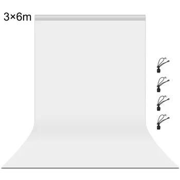 PULUZ 3 м x 6 м толщина фона для фотостудии, тканевый фон зелёный
