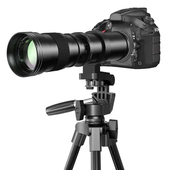 Телеобъектив Lightdow с переменным фокусным расстоянием для Canon Объектив для Canon EOS Kiss X10i X10 X9i X9 X8i X7i X6i X5 X4 X3 X2 X90 X70 90D 80D 70D 60D Объектив SLR 420-800 мм