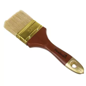 HEADMAN Кисть флейцевая "PROFI" нат. щетина 2,5" (63мм)