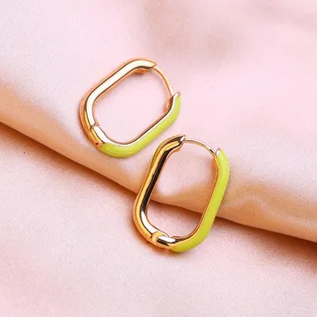 Серьги-клипсы KNIKOO для женщин, модные серьги, ювелирные изделия для подарков на свадьбу красный