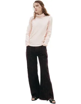 Basic cotton turtleneck