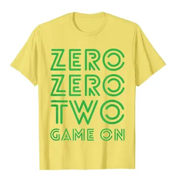 Зеленая футболка Pickleball Zero Zero Two Game On, хлопковые футболки унисекс в стиле фанк, консервативный стиль, Harajuku Group L