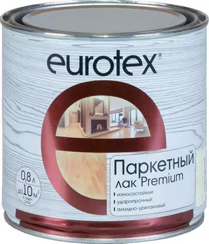 EUROTEX Эко Лак паркетный матовый 0,8 л 6 207367
