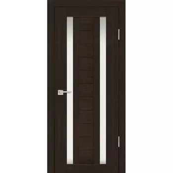 Дверь межкомнатная Profilo Porte PS-15 экошпон Венге Мелинга стекло белый сатинат 2000х700 мм