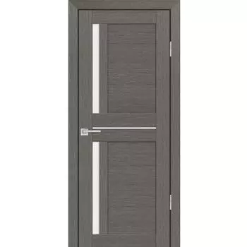 Дверь межкомнатная Profilo Porte PS-19 экошпон Грей мелинга стекло белый сатинат 2000х700 мм