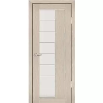 Дверь межкомнатная Profilo Porte PS-41 экошпон Каппучино мелинга стекло белый сатинат 2000х700 мм