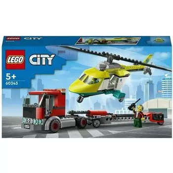 Конструктор LEGO City 60343 Грузовик для спасательного вертолета