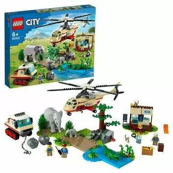 Конструктор LEGO City 60302 Операция по спасению зверей
