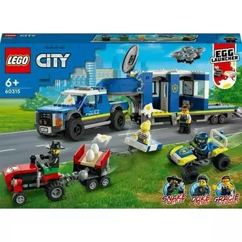Конструктор LEGO City Полицейский мобильный командный трейлер 60315