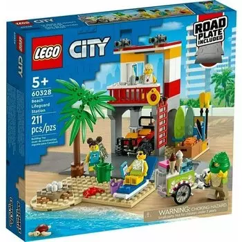 Конструктор LEGO City 60328 Пост спасателей на пляже