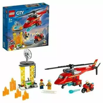 Конструктор LEGO City 60281 Спасательный пожарный вертолет