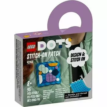 Конструктор Lego DOTs 41955 Пластина-нашивка с тайлами