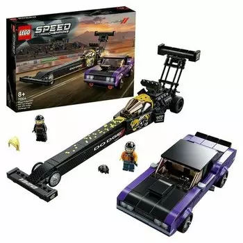Конструктор LEGO Speed Champions 76904 Mopar Dodge SRT Top Fuel Dragster and 1970 Dodge Challe