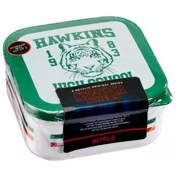 Контейнер для хранения продуктов "Stranger Things: Storage: Hawkins High School", 3 шт.