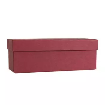Коробка подарочная, 16 х 6 х 5,5 см, бордо