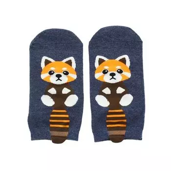 Короткие носки Krumpy «Котята с хвостом» 35-40, синие