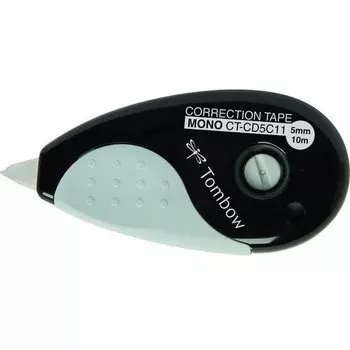 Корректор-лента "MONO Grip", 5 мм x 10 м, черная