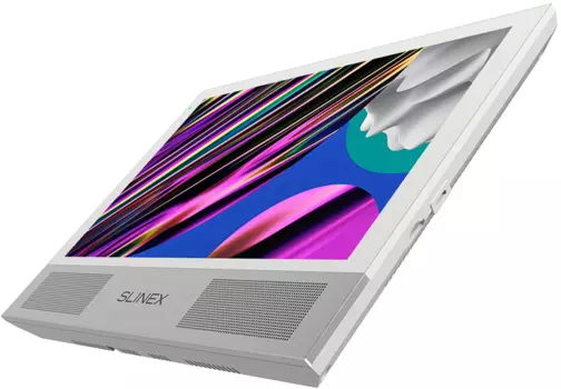 Видеодомофон Slinex Sonik 7 (White+Silver) цветной, настенный, 7" сенсорный IPS TFT LCD дисплей 16:9, разрешение экрана 1024х600