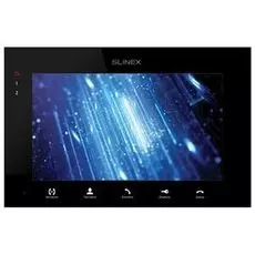 Видеодомофон Slinex SQ-07MT Black цветной, TFT LCD 7" 16:9 (800480), подключение 2-х вызывных панелей и 2-х видеокамер, настенный