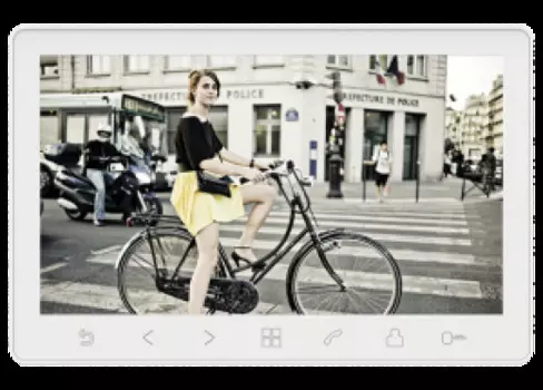 Видеодомофон Tantos Amelie Slim (White) HD SE 7" 1024х600, CVBS и 720p/1080p (AHD/CVI/TVI), сенсорные кнопки, hands free