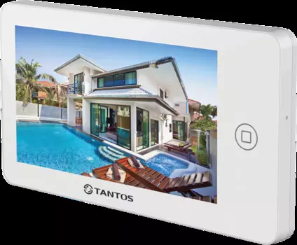 Видеодомофон Tantos NEO (white) HD с поддержкой форматов AHD / TVI / CVI 1080р/720p или CVBS (PAL/NTSC)