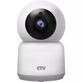 Видеокамера CTV CTV-HomeCam Wi-Fi PTZ с разрешением 2М, функцией "День/Ночь" и ИК подсветкой до 5 метров,автоматическое слежение