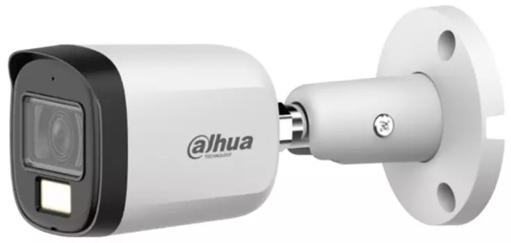 Видеокамера Dahua DH-HAC-B2A21P-U-IL-0280B уличная цилиндрическая HDCVI с интеллектуальной двойной подсветкой