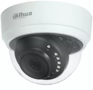 Видеокамера Dahua DH-HAC-D1A21P-0360B купольная HDCVI 2Мп; 1/2.7” CMOS; объектив 3.6мм