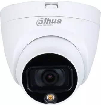 Видеокамера Dahua DH-HAC-HDW1209TLQP-LED-0280B-S3 аналоговая уличная купольная 2.8-2.8мм цв.